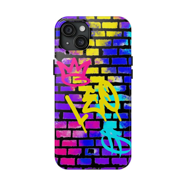 Leo Zodiac Graffiti Tough Phone Case – Vibrant Street Art Zodiac Design