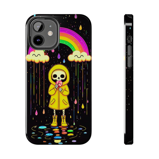 Rainbow Skeleton Lollipop Tough Phone Case LavenderCeleste