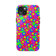 Retro Kawaii Bright Floral Pattern Tough Phone Case