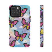 Retro Pop Art Butterfly Sky Tough Phone Case