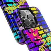 Sagittarius Graffiti Wall Zodiac Tough Phone Case LavenderCeleste