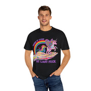 There It Goes My Last Fuck Funny Unicorn Comfort Colors Tee LavenderCeleste