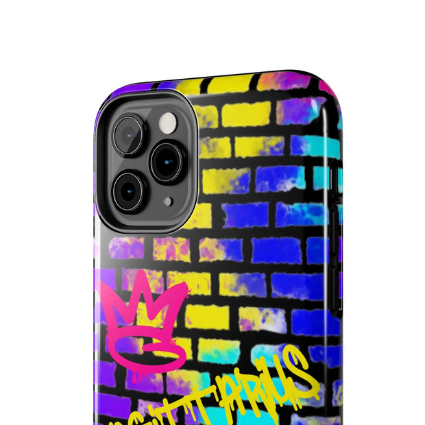 Sagittarius Graffiti Wall Zodiac Tough Phone Case LavenderCeleste