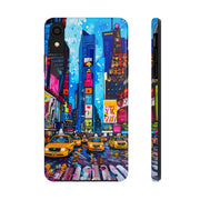 Times Square NYC Pop Art Tough Phone Case LavenderCeleste