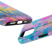 Toronto Pop Art Collage Skyline Tough Phone Case LavenderCeleste