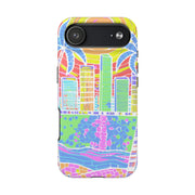 South Beach Miami Mosaic Art Tough Phone Case LavenderCeleste