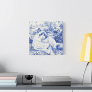 Ragdoll Toile Matte Canvas Art Print LavenderCeleste
