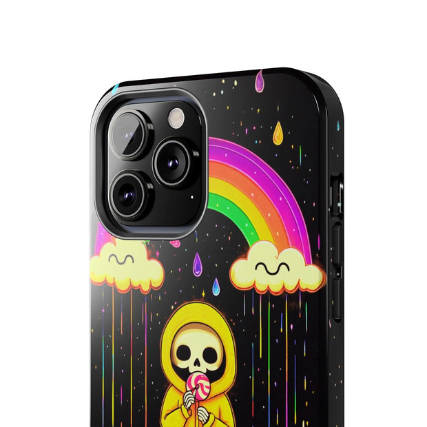 Rainbow Skeleton Lollipop Tough Phone Case LavenderCeleste
