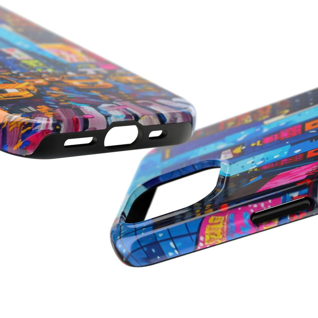 Times Square NYC Pop Art Tough Phone Case LavenderCeleste