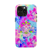 Pastel Goth Kawaii Baphomet Tough Phone Case LavenderCeleste
