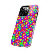 Retro Kawaii Bright Floral Pattern Tough Phone Case