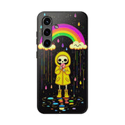 Rainbow Skeleton Lollipop Tough Phone Case LavenderCeleste