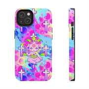 Pastel Goth Kawaii Baphomet Tough Phone Case LavenderCeleste