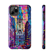 Philadelphia Pop Art Skyline Tough Phone Case LavenderCeleste