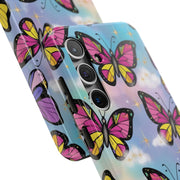 Retro Pop Art Butterfly Sky Tough Phone Case
