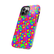 Retro Kawaii Bright Floral Pattern Tough Phone Case