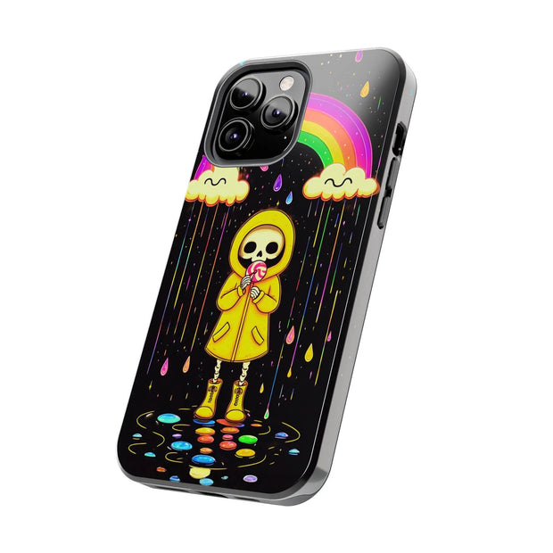 Rainbow Skeleton Lollipop Tough Phone Case LavenderCeleste