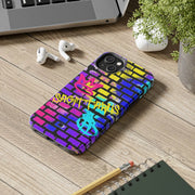 Sagittarius Graffiti Wall Zodiac Tough Phone Case LavenderCeleste