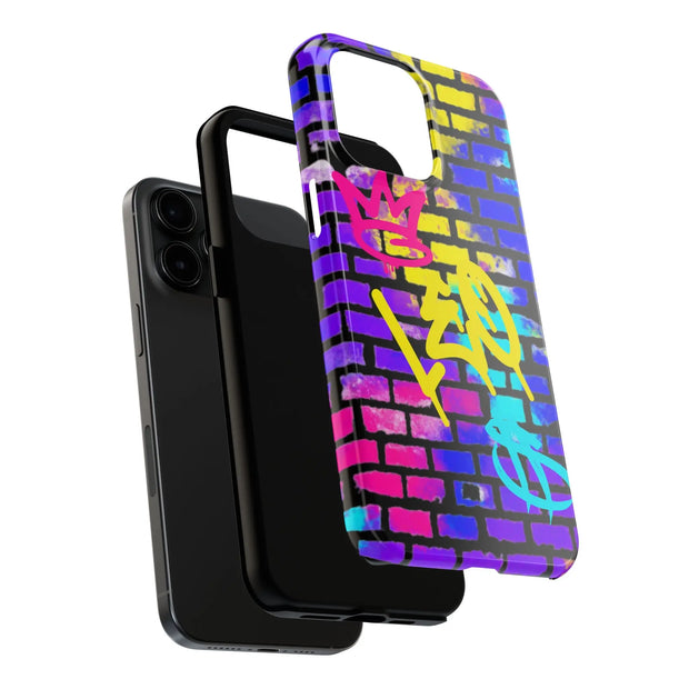 Leo Zodiac Graffiti Tough Phone Case – Vibrant Street Art Zodiac Design