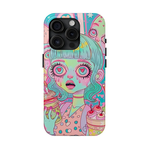 Kawaii Diner Zombies Pastel Chaos Tough Phone Case