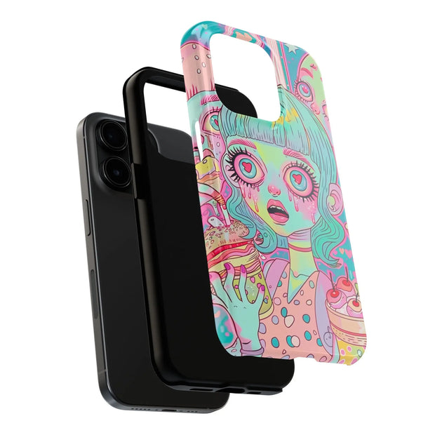 Kawaii Diner Zombies Pastel Chaos Tough Phone Case