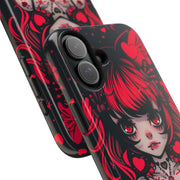 Kawaii Gothpunk Red Heart Tough Phone Case
