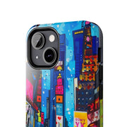 Times Square NYC Pop Art Tough Phone Case LavenderCeleste