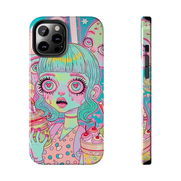 Kawaii Diner Zombies Pastel Chaos Tough Phone Case