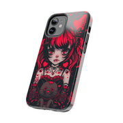 Kawaii Gothpunk Red Heart Tough Phone Case