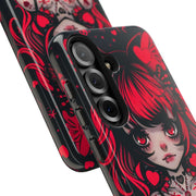 Kawaii Gothpunk Red Heart Tough Phone Case