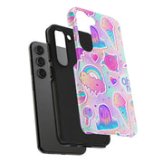 Pastel Goth Kawaii Graveyard Tough Phone Case LavenderCeleste