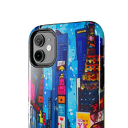 Times Square NYC Pop Art Tough Phone Case LavenderCeleste