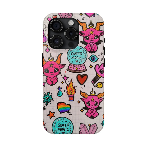 Queer Magic Pride Witchcore Tough Phone Case LavenderCeleste