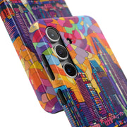 San Diego Skyline Pop Art Tough Phone Case LavenderCeleste