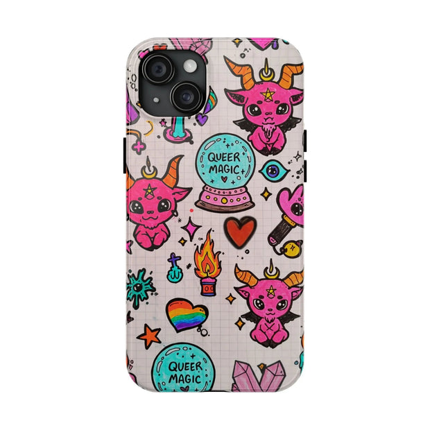 Queer Magic Pride Witchcore Tough Phone Case LavenderCeleste