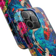 Vibrant Koi Pond Pop Art Tough Phone Case