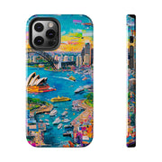 Sydney Collage Skyline Art Tough Phone Case LavenderCeleste