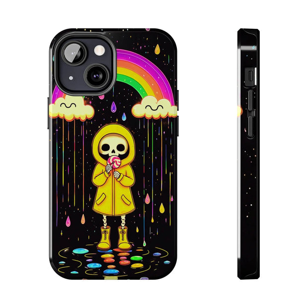 Rainbow Skeleton Lollipop Tough Phone Case LavenderCeleste