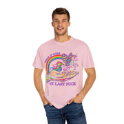 There It Goes My Last Fuck Funny Unicorn Comfort Colors Tee LavenderCeleste