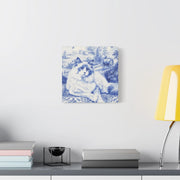 Ragdoll Toile Matte Canvas Art Print LavenderCeleste