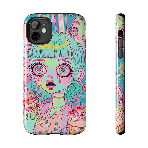 Kawaii Diner Zombies Pastel Chaos Tough Phone Case