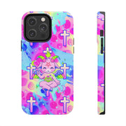 Pastel Goth Kawaii Baphomet Tough Phone Case LavenderCeleste