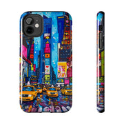 Times Square NYC Pop Art Tough Phone Case LavenderCeleste
