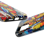 Statue of Liberty Mosaic Art Tough Phone Case LavenderCeleste