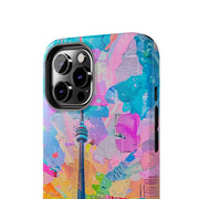 Toronto Pop Art Collage Skyline Tough Phone Case LavenderCeleste