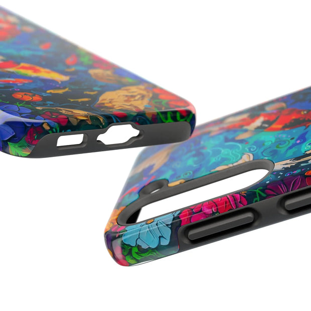 Vibrant Koi Pond Pop Art Tough Phone Case