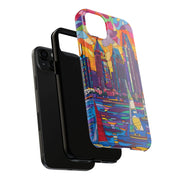 San Diego Skyline Pop Art Tough Phone Case LavenderCeleste