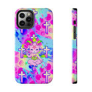 Pastel Goth Kawaii Baphomet Tough Phone Case LavenderCeleste