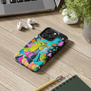 Rio de Janeiro Neon Pop Art Tough Phone Case LavenderCeleste