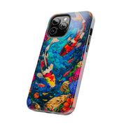 Vibrant Koi Pond Pop Art Tough Phone Case